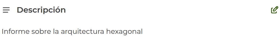 Descripción de la tarea