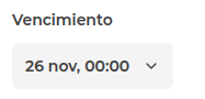 Vencimiento