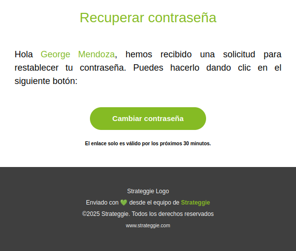correo recuperacion