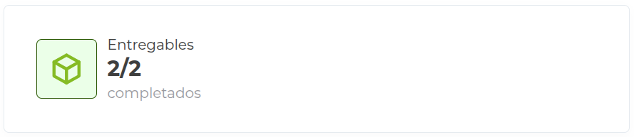 total de entregables