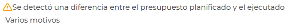 diferencia presupuestaria